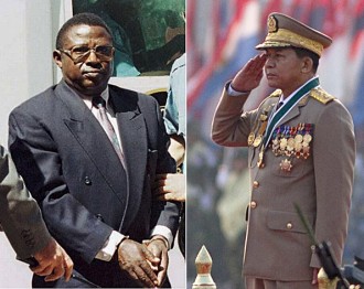 Hard-liners:  Rwanda's Colonel Theoneste Bagosora & Myanmar's General Min Aung Hlaing
