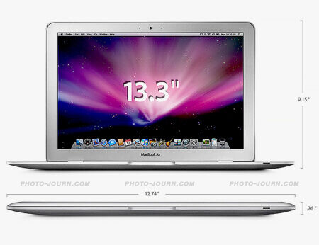 The single USB port and no Firewire port will also be frustrating to many users of the MacBook Air