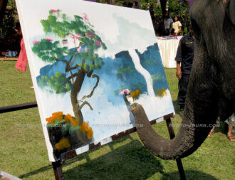 Elephant painting 2 1 | @photo_journ's newsblog by John Le Fevre