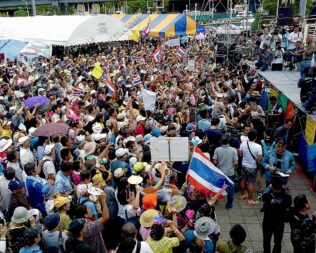 Thailand anti-amnesty bill protests August 4, 2013