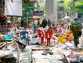 Bangkok red-shirt protest crackdown May 20, 2010