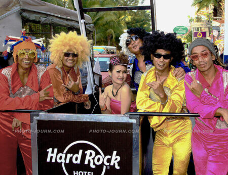 The Hard Rock Pattaya entrants in the 2011 Pattaya International Bed Races