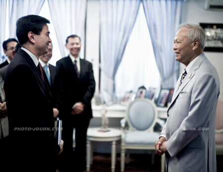 Privy Council President General Prem Tinsulanonda - accused by former prime minister Thaksin Shinawatra of being a mastermind behind the 2006 coup