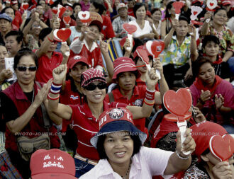 Red shirts defiant as “third hand” blamed for Thailand riots
