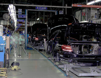 Inside the factory building Thailand's Mercedes-Benz's