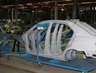 Frames for Mercedes-Benz vehicles assembled in Thailand