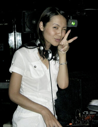 DJ Sissy on the decks at Club Grooves
