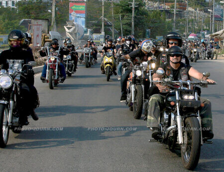About 500 motorbikes took part in last years mass ride around Pattaya and Jomtien